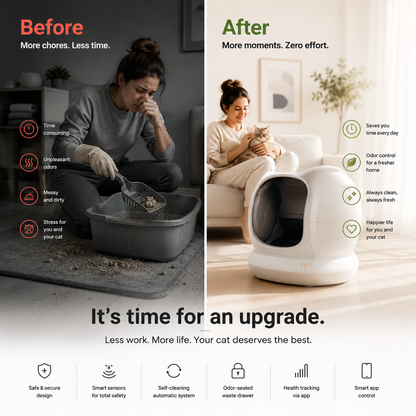 Never Scoop Again — The Smart Litter Box Your Cat Will Love