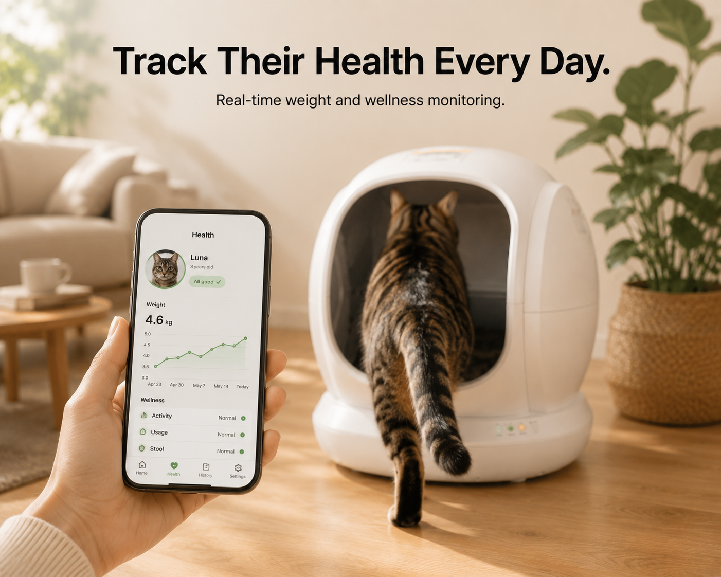 Never Scoop Again — The Smart Litter Box Your Cat Will Love
