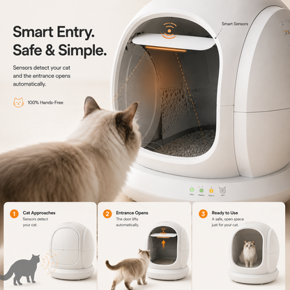 Never Scoop Again — The Smart Litter Box Your Cat Will Love