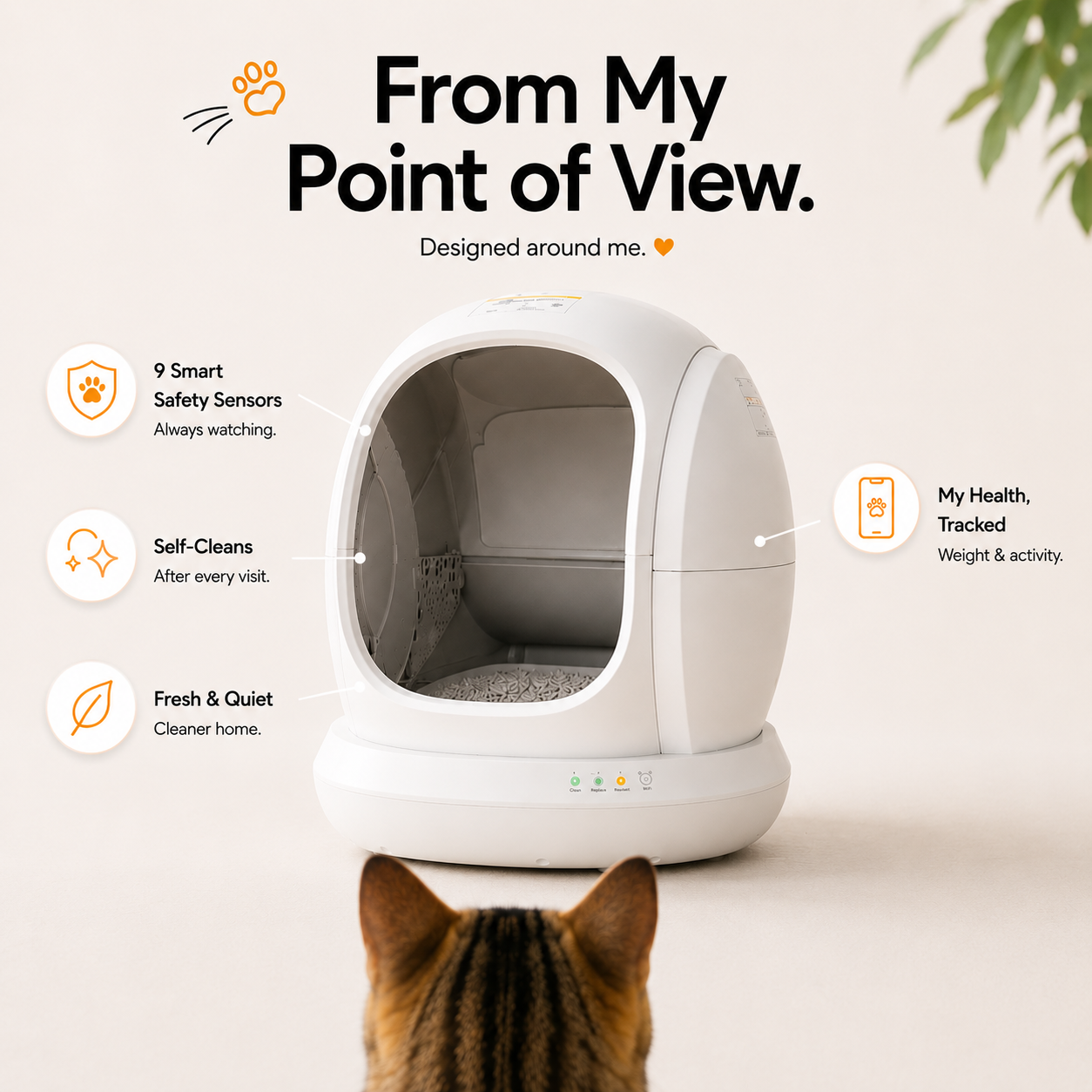 Never Scoop Again — The Smart Litter Box Your Cat Will Love