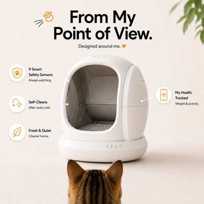 Never Scoop Again — The Smart Litter Box Your Cat Will Love