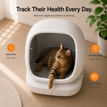 Never Scoop Again — The Smart Litter Box Your Cat Will Love